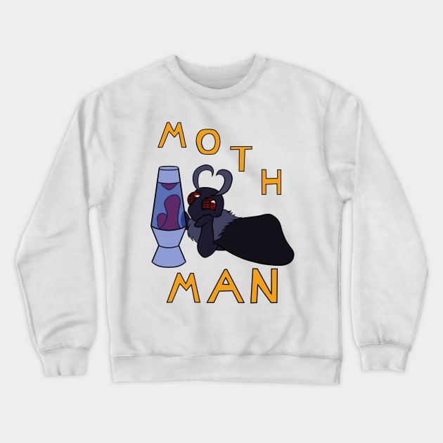 Moth Man Crewneck Sweatshirt by Runyadulin